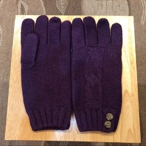Lands End Cable Knit Gloves